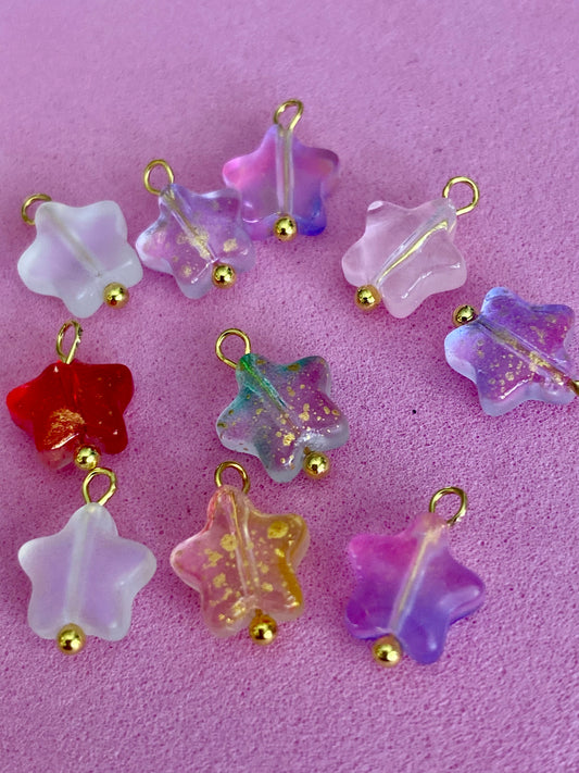 Stars glass findings jewellery sparkle fun crafting 