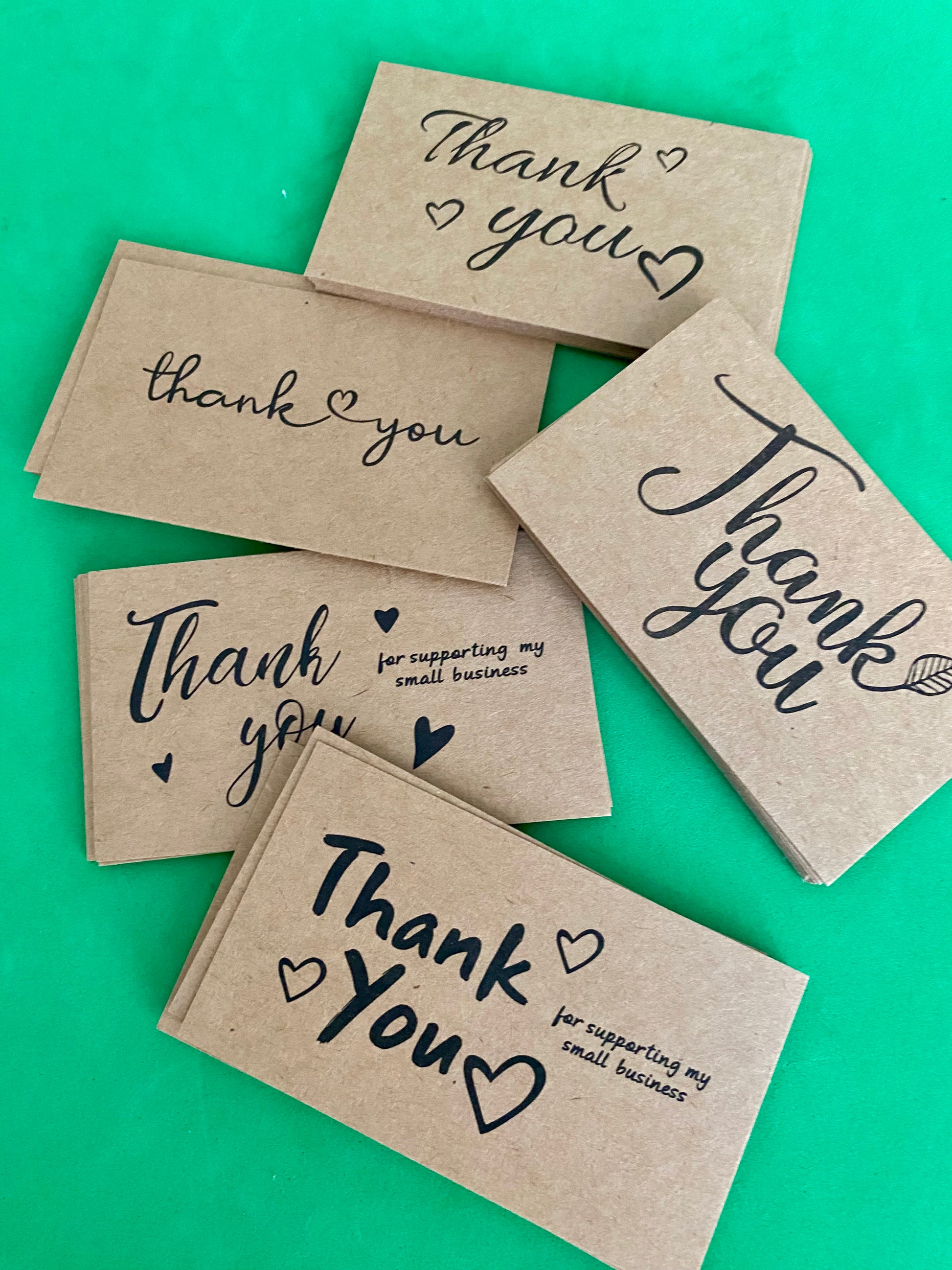 Business cards thank you cards 50