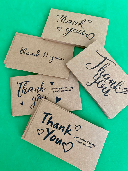 Business cards thank you cards 50