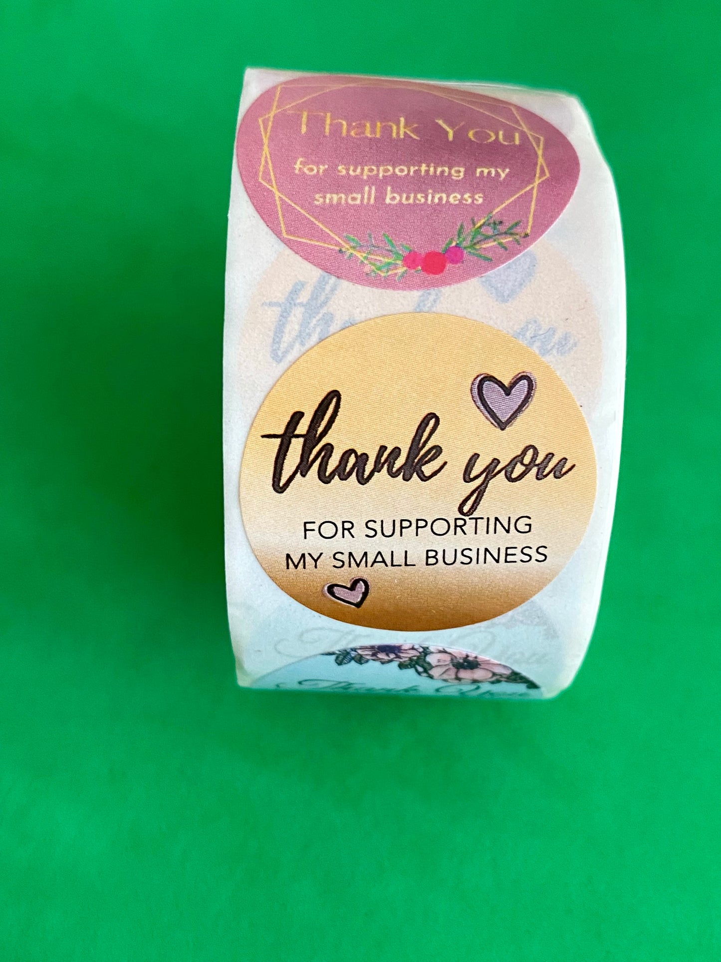 500 Thank you for supporting my small business stickers